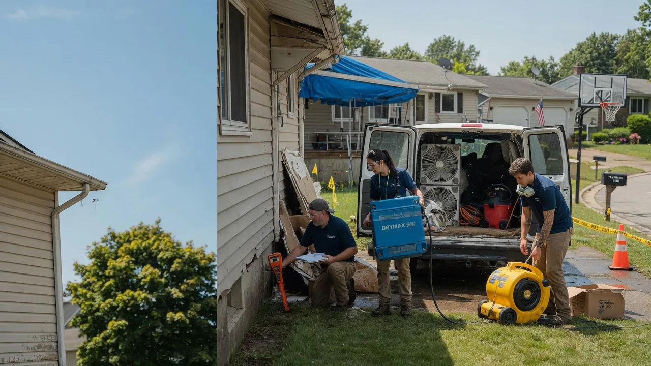 Ceiling Leak Cleanup in Belvidere, IL near me